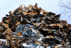 Recycling pile
